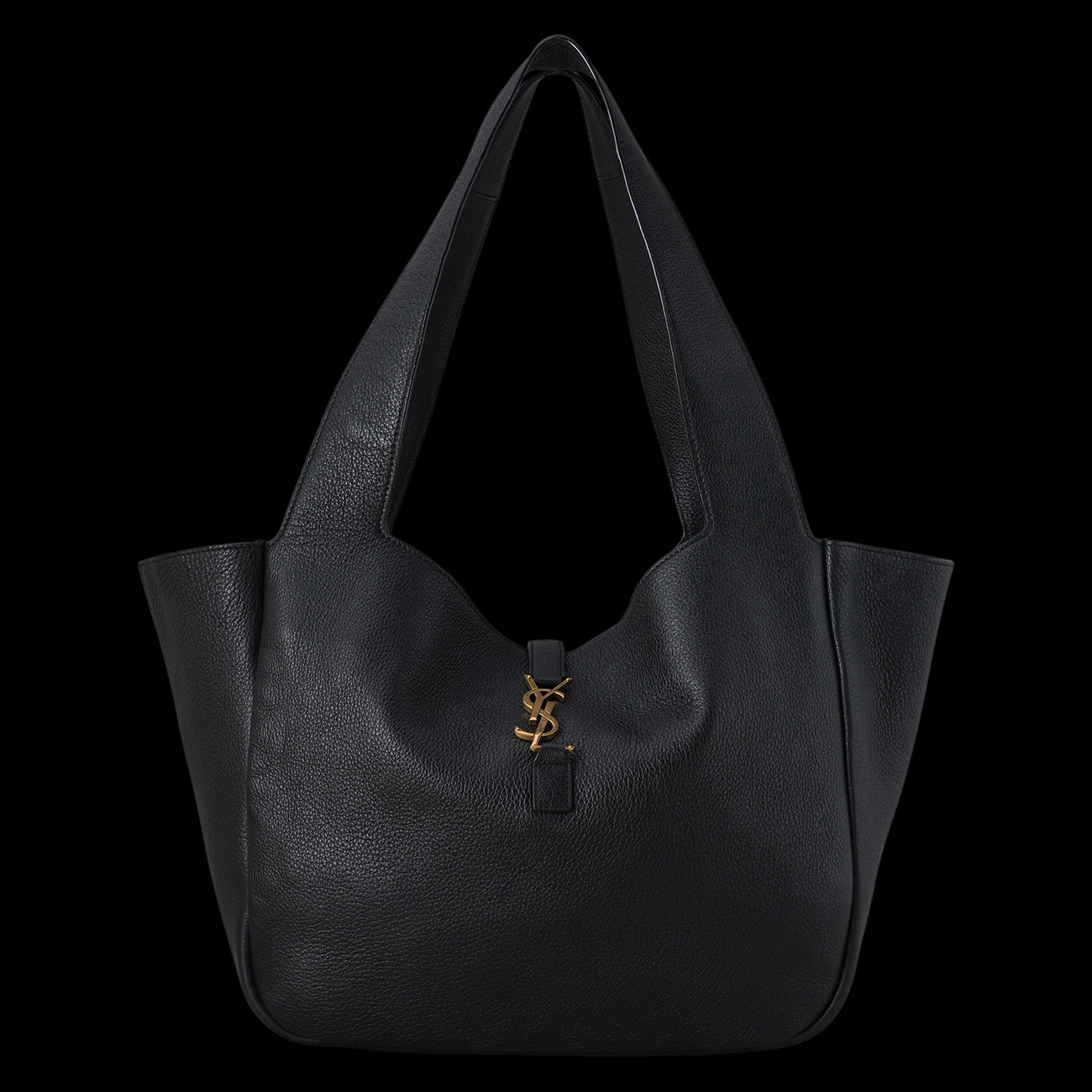 YVES SAINT LAURENT(USED)생로랑 763435 LE 5 A 7 베아백 블랙금장